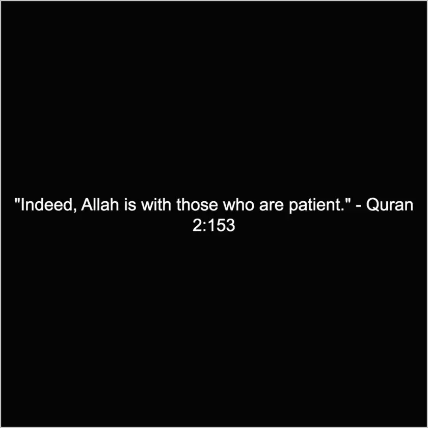Sabr Quotes from Quran islam