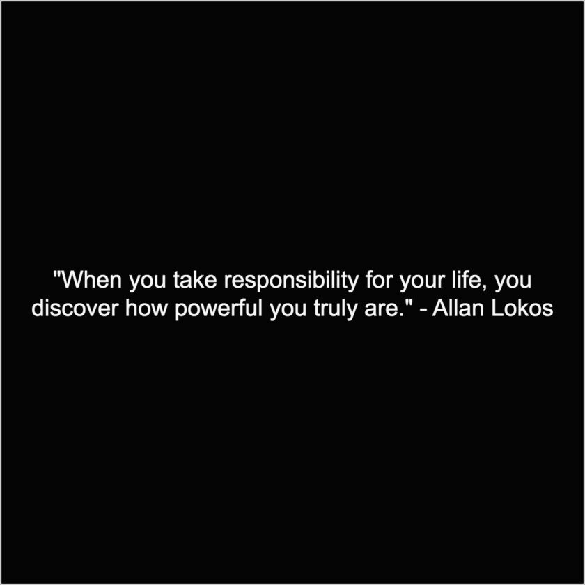 take responsibility quotes life success status captions
