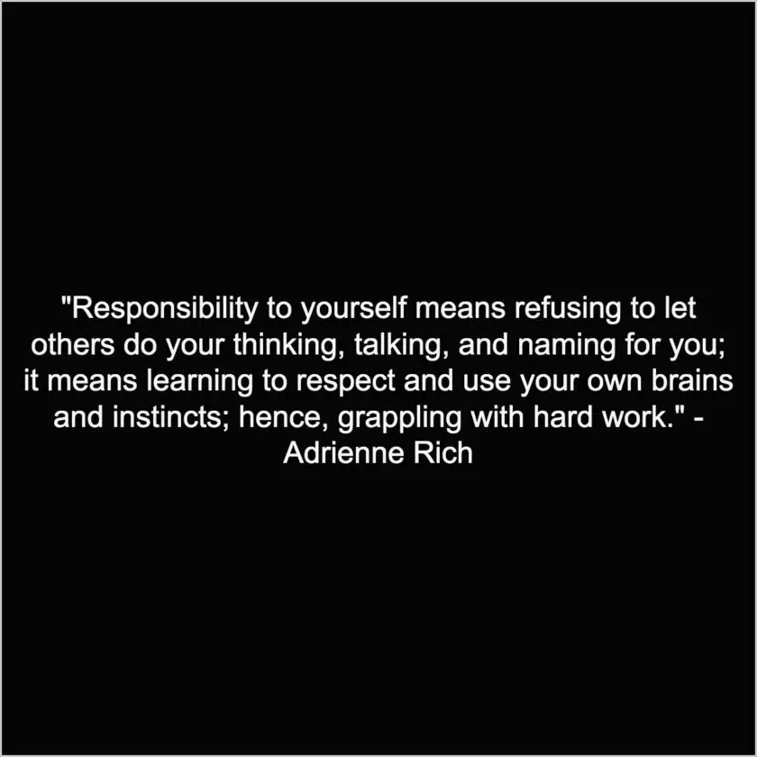 responsibility quote