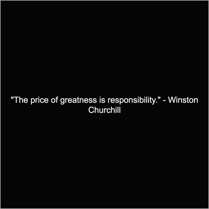 best thoughts messages on responsibility 