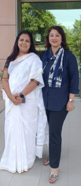 Directors, Word Pro Olympiad Sudha Sinha and Bhavna Pandey (Right)