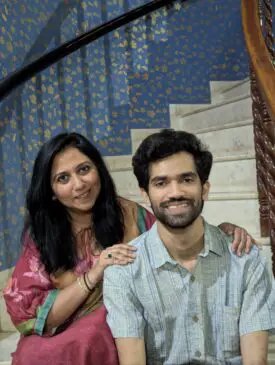 Dr. Tejashree Shah with her son Shashvat