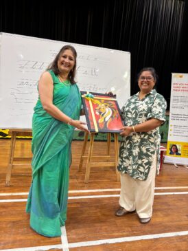 Principal of Paul George Global School (Rosemary Gaikwad) under the Aegis of Muthoot Group